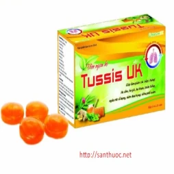 Viên ngậm ho Tussis UK - Giúp giảm ho hiệu quả