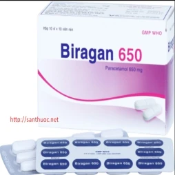 Biragan 650 - Thuốc giúp giảm đau, hạ sốt hiệu quả