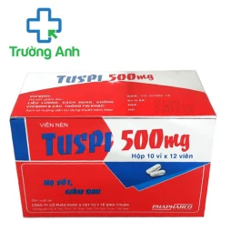 Tuspi 500mg - Thuốc giảm đau, hạ sốt của Phapharco