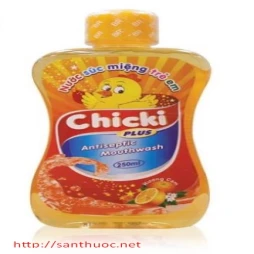 Nước súc miệng Chicki (cam)  - Giúp bảo vệ răng miệng hiệu quả
