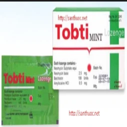 Tobti Lozeng - Thuốc điều trị viêm họng, viêm mũi hiệu quả