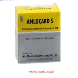 Amlocard 5mg  - Thuốc điều trị cao huyết áp hiệu quả của Ấn Độ