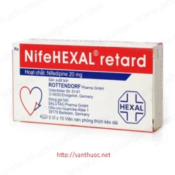 Nifehexal Retard 20mg - Thuốc điều trị bệnh tim mạch hiệu quả