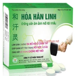 Hòa Hãn Linh - Thuốc giúp điều trị ra mồ hôi nhiều hiệu quả