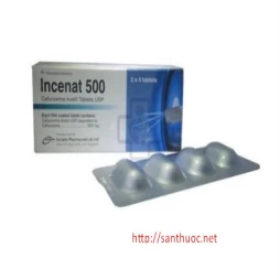 Incenat 500mg - Thuốc kháng sinh hiệu quả Băng Đa Lét