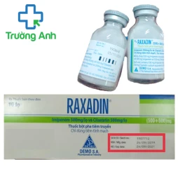 Raxadin - Thuốc điều trị bệnh nhiễm khuẩn của Demo S.A. Pharma