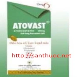 Atovast 10mg - Thuốc giúp giảm mỡ máu hiệu quả