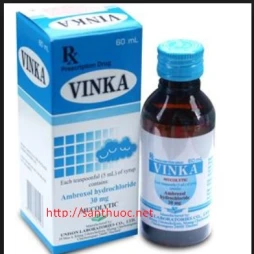 Vinka 30mg/5ml Syr.60ml - Thuốc giúp điều trị các bệnh đường hô hấp hiệu quả
