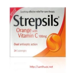Strepsils C100 Orange 24 - Thuốc điều trị nhiễm khuẩn nhẹ hiệu quả