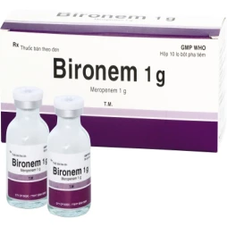Bironem 1g - Thuốc điều trị nhiễm khuẩn hiệu quả của Bidiphar 1