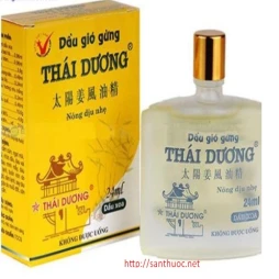 Dầu gió gừng Thái Dương 24ml - Giúp bảo vệ sức khỏe hiệu quả