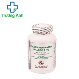 Clorpheniramin Maleat 4mg - Thuốc điều trị dị ứng hiệu quả