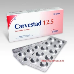 Carvestad 12,5 Stada - Thuốc điều trị cao huyết áp hiệu quả
