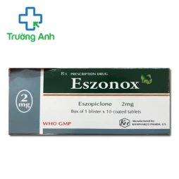 Eszonox - Thuốc điều trị triệu chứng mất ngủ của Khapharco