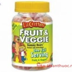 Fruit,veggie (200v) - Giúp bổ sung vitamin cho cơ thể hiệu quả của Mỹ