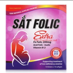 Sắt folic Extra - Giúp bổ sung các vitamin và khoáng chất cho cơ thể hiệu quả