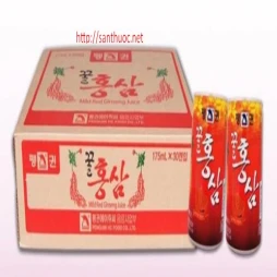 Hồng sâm lon 175ml  - Giúp bồi bổ sức khỏe hiệu quả