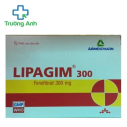 Lipagim 300 - Thuốc điều trị mỡ máu cao của Agimexpharm