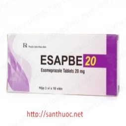 Esapbe 20mg - Thuốc điều trị viêm loét dạ dày, tá tràng hiệu quả