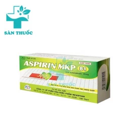 Aspirin MKP 81 Mekophar - Thuốc phòng ngừa nhồi máu cơ tim