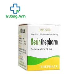 Berinthepharm 50mg Thephaco - Thuốc điều trị tiêu chảy hiệu quả