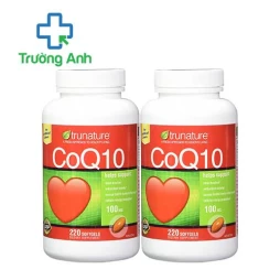 Co Q10 100mg Trunature - Hỗ trợ giảm nguy cơ mắc bệnh tim mạch