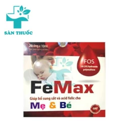 FeMax Valens - Hỗ trợ điều trị thiếu máu do thiếu sắt