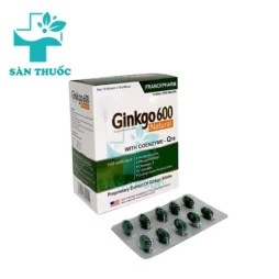 Ginkgo 600 Natural New - hỗ trợ tăng cường tuần hoàn máu não