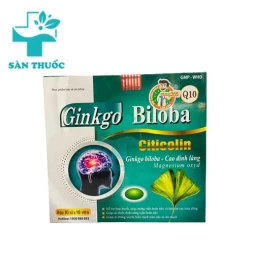 Ginkgo Biloba Citicolin USA Pharma - Hỗ trợ tăng tuần hoàn não