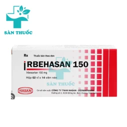 Irbehasan 150 Hasan - Điều trị tăng huyết áp vô căn