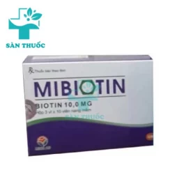Mibiotin Dopharma - Hỗ trợ bổ sung Biotin làm đẹp da, đẹp tóc