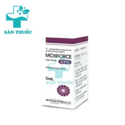 Moxiforce 5ml Hanlim - Thuốc điều trị nhiễm khuẩn mắt của Hàn