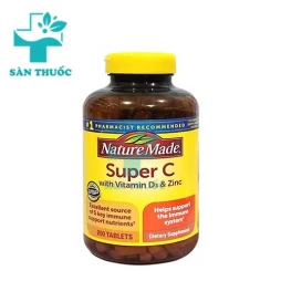 Nature Made Super C with Vitamin D3 & Zinc - Tăng cường miễn dịch