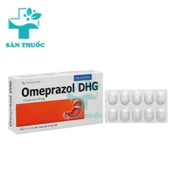 Omeprazol DHG - Thuốc điều trị bệnh trào ngược, viêm loét dạ dày