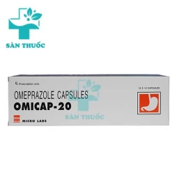 Omicap-20 Micro Labs - Thuốc điều trị viêm loét dạ dày của Ấn Độ