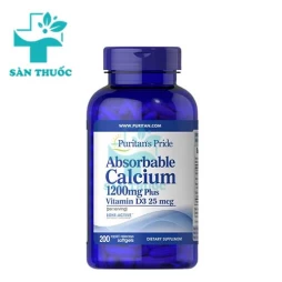 Puritan's Pride Absorbable Calcium 1200mg Plus Vitamin D3 25mcg