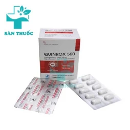 Quinrox 500 Pharbaco - Thuốc điều trị nhiễm khuẩn vừa và nhẹ