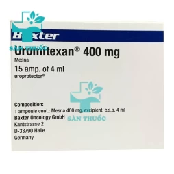 Uromitexan 400mg/4ml (Mesna 400mg) - Thuốc giúp phòng ngừa độc tính hiệu quả