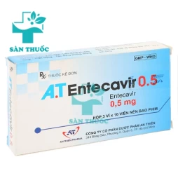 A.T Entecavir 0,5mg - Thuốc điều trị viêm gan B hiệu quả