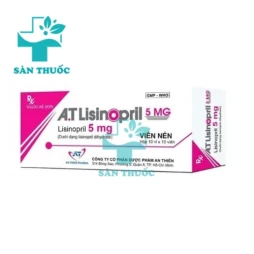 A.T Lisinopril 5 mg - Thuốc điều trị tăng huyết áp và suy tim