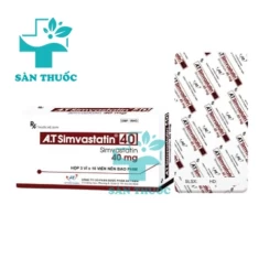 A.T Simvastatin 40 - Thuốc điều trị tăng Cholesterol hiệu quả