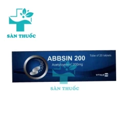 Abbsin 200mg PharmaEstica - Thuốc tiêu nhầy hô hấp của Estonia