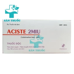 Aciste 2MIU Pharbaco - Thuốc trị nhiễm khuẩn nặng hiệu quả