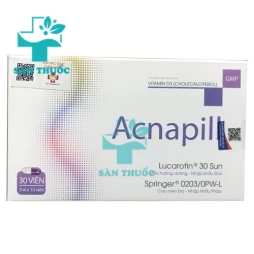 Acnapill Dolexphar - Hỗ trợ điều trị mụn trứng cá