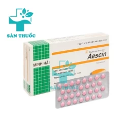 Aescin 20mg - Thuốc điều trị suy tĩnh mạch của Dược Minh Hải