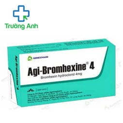Agi-Bromhexine 4 (hộp 100 viên) - Thuốc trị các bệnh đường hô hấp