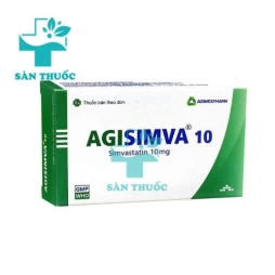 Agisimva 10 - Thuốc làm giảm nồng độ cholesterol hiệu quả