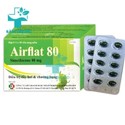 Airflat 80 Mebiphar-Austrapharm - Thuốc điều trị triệu chứng đầy hơi