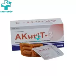 Akurit 3 - Rifampicin 150mg + Isoniazid 75mg + Ethambutol HCl 275mg Lupin