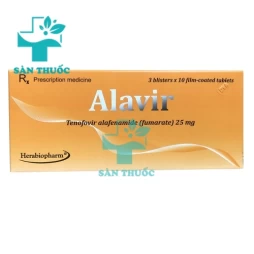 Alavir 25mg Hera - Thuốc điều trị viêm gan B